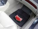 Arkansas Razorbacks Black 2-Piece Vinyl Car Mat Set