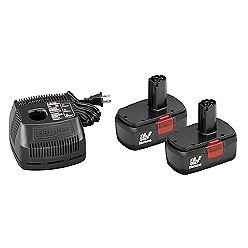 Craftsman Diehard C3 19.2 Volt Nicd Batteries (2 Pack) and Charger by Craftsman