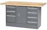 7 Drawer/Cabinet Workbench-Shop Top