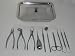 Dental Instrument Set with Tray & Lid - New for Vets