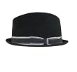 Broner Wise Guy Hat Black Stingy Brim with Hat Pin
