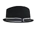 Broner Wise Guy Hat Black Stingy Brim with Hat Pin