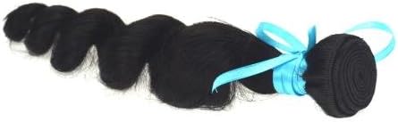 Dream Virgin Hair 5A Quality 100% Brazilian Virgin Remy Hair Loose Curly,1pcs/lot Human Hair Extension Loose Wave Hair Bundles Natural Black.