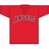 Majestic MLB Crewneck Replica Jersey (T-Shirt)-California Angels