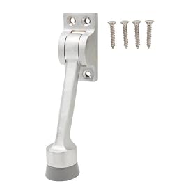 Crown Bolt 62110 Kick Down Doorstop Satin, Chrome