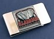 University of Alabama Pewter Money Clip NCAA