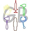 Goofy Bands Medical Shapes