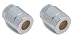 Spectre 1168 Chrome Magna-Clamp Hose Clamps - Pair