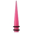 0 Gauge Pink Acrylic Taper