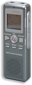 Childrens Toyshop  Electronics : Sanyo ICRB-31X Digital Notetaker 32Mb 7Hrs 4x99 Messages Ref ICRB-31X