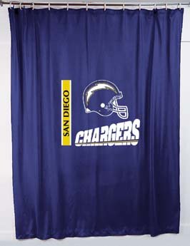 San Diego Chargers Shower Curtain