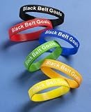 Goal Bands Game "Build Yourself Strong" (Small Size) One of a Kind, Wristband Based, Reward - Reminder System From Black Belt Goals Inc. Makes It Fast, Fun and Oh-so-easy for Kids to Build Important Life Skills, Start Healthy Habits and Gain the Winning Attitude Needed to Live Long, Healthy and Strong. Award Winning! Note - Small Size Fits Ages 4-7