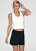 Danskin V-Neck Racerback Shelf Tank Loungewear