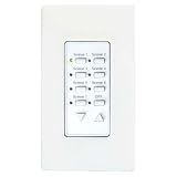 Leviton HXC7S-1TW Home 7-Scene Controller, 12-Address (Dim/Bright)
