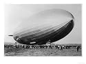Graf Zeppelin People Mill Around as the Airship Prepares for Take Off Transportation Photographic Poster Print, 16x12