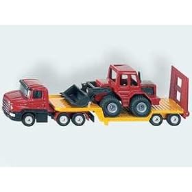 Low Loader With Front Loader by Die Cast Cars