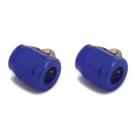 Spectre 2266 Blue Magna-Clamp Fuel Line Fitting Pack of 2