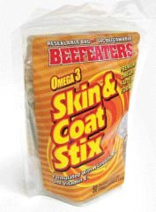 Beef Eaters Healthy Skin & Coat Stix Dog Treat, 50 Pk