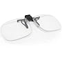 Magna-Flip Clip On Flip Up & Down Reader Magnifiers, Converts Distance Glasses and Sunglasses into Reading and Computer Glasses. +3.00 Power.