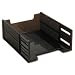 Rubbermaid 17673 High-capacity front load stackable tray, 5 high, letter size, smoke