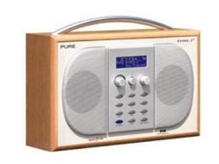 Childrens Toyshop  Electronics : Pure Evoke 2 XT Wood/Silver Radio