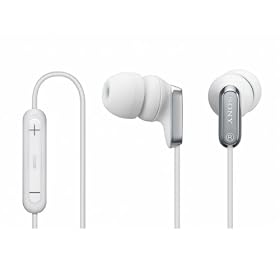 Sony - MDREX38IPW - Ecouteurs intra auriculaire avec T�l�commande int�gr�e pour iPod / iPhone - Blanc