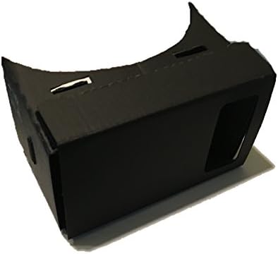 WhoaVR Black Google Cardboard Version 1 - Virtual Reality 3D Headset for Android phones and iPhones (5 and up) - High Quality VR ... B01ATTNM9M