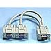 Euronetwork VGA splitter: 1x HD15 M to 2x HD15 F, 0.2m