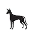Hound Dog Pet Ibizan Hound Car Truck Vehicle Bumper Helmet Decal Sticker Wall Art Laptop Design Skin Stickers