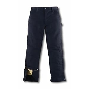 Buy Carhartt Mens Flame-Resistant Midweight Canvas Waist Overall - Quilt Lined by Carhartt
