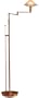 Holtkoetter Halogen Swing-Arm Floor Lamp, Antique Brass