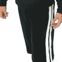 White Stripes Pants