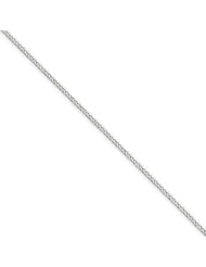 14k WG 0.85mm Square Spiga Pendant Chain