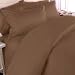 300TC Egyptian Cotton QUEEN TAUPE WOVEN SQUARE DUVET COVER SET BY MARRIKAS Image