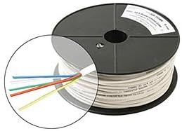 Steren 300-755WH 18 AWG/5C Thermostat Cable, 250 Feet - White