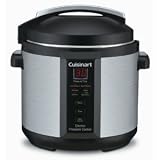 Cuisinart Electric Pressure Cooker 6-Quart , Brushed Stainless and Matte Black Model... by 