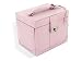 Rose Pink Leather Jewellery Case