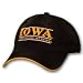 Iowa Hawkeyes Adjustable Hats - Bar Vintage