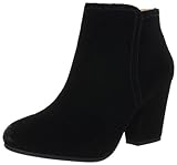 Buffalo London 411-9295 COW SUEDE 137281, Damen Fashion Halbstiefel & Stiefeletten, Schwarz (BLACK 01), EU 41