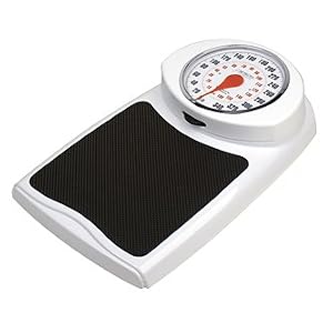Detecto ProHealth D350 Raised Dial Bathroom Scale, 350 lb / 160 kg Capacity