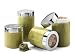 Kitchen & Housewares : Mayfair & Jackson Pretty Petals Sage Green Canisters 4-pc.