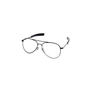 AO General Flight Gear Series Sunglasses - Frame Only, No Lens Select Frame Color: Gold, Select Temple Design: Wire Spatula, Select Lens Size: 58mm lens size - Large fit Model G-WS-58