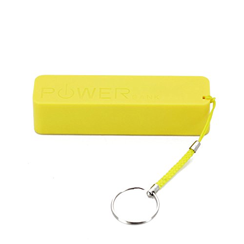 JoMobile 2600mAh USB Portable External Battery Power Bank Charger For Cell Phone (Yellow) by CBD