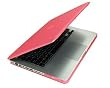 Bluecell Pink Foggy RUBBERIZED Hard Case Cover for New Macbook Pro 13.3 13 Inch with Aluminum Unibody and Black Keyboard A1278 Compatible w/ Both Non-thunderbolt and Thunderbolt Version + Free Bluecell Cable Tie