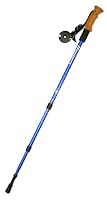 Hammers HP5 Anti-Shock Hiking Pole with Compass & Thermometer from Kaito