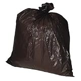 Heavy Duty Trash Bags, 1.5 Mil, 55 Gallon, 50/BX, Black (SPR01535) Category: Hi-Density -Flat Packed