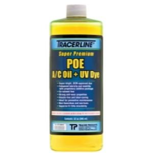 Tracerline (TRATD100EQ) 32 oz. bottle POE A/C Oil with UV Dye