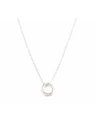 Dogeared Love Knot Sterling Silver Necklace 18"