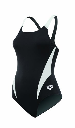 Arena Women's Morax Polyester Swimsuit, 34, Black
