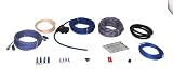 Power Acoustik AKIT-8 Amplifier Wire Kit with 8 Gauge 17ft and 3 ft Power Wires, 25 ft Speaker Wire, 17ft RCA and Turn-On Wire, 40A MAXI Fuse Holder